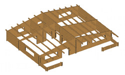 Mas informaci�n de esta casa de madera