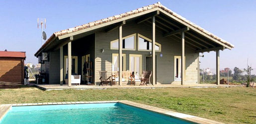 Casas de madera - Córdoba de 70 m2 + 24 m2 de porche